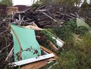 В Ядринском округе нашли незаконную свалку мусора