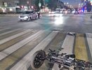 В Чебоксарах велосипедист, передвигавшийся по проезжей части, попал под колеса машины
