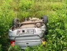 В Чувашии водитель на "Датсун" улетел в кювет, заснув: с травмами его доставили в больницу
