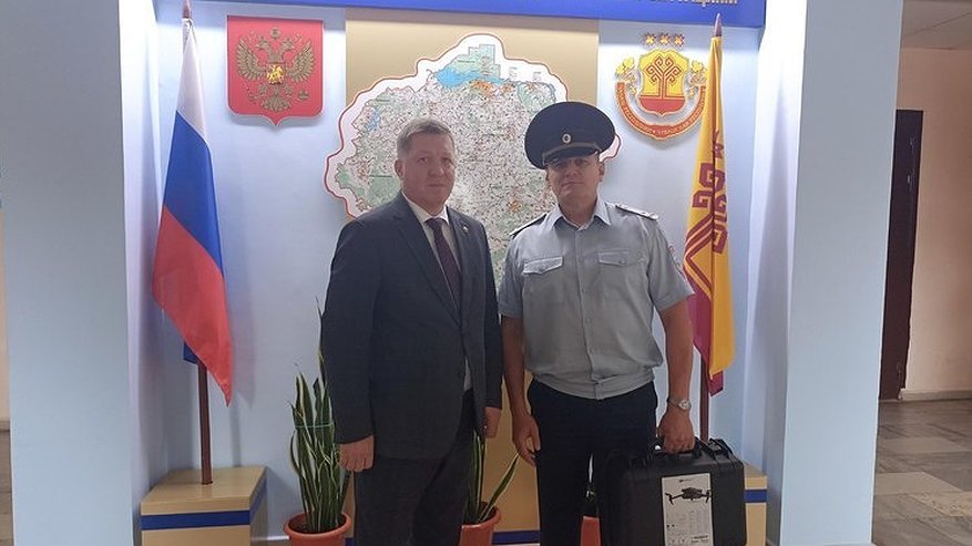 Главная картинка новости: Власти Чувашии помогли купить транспортной полиции беспилотник