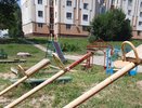 В Чебоксарах горожане добились ремонта детской площадки