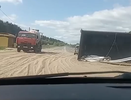 В Янтиковском районе перевернулся прицеп с зерном
