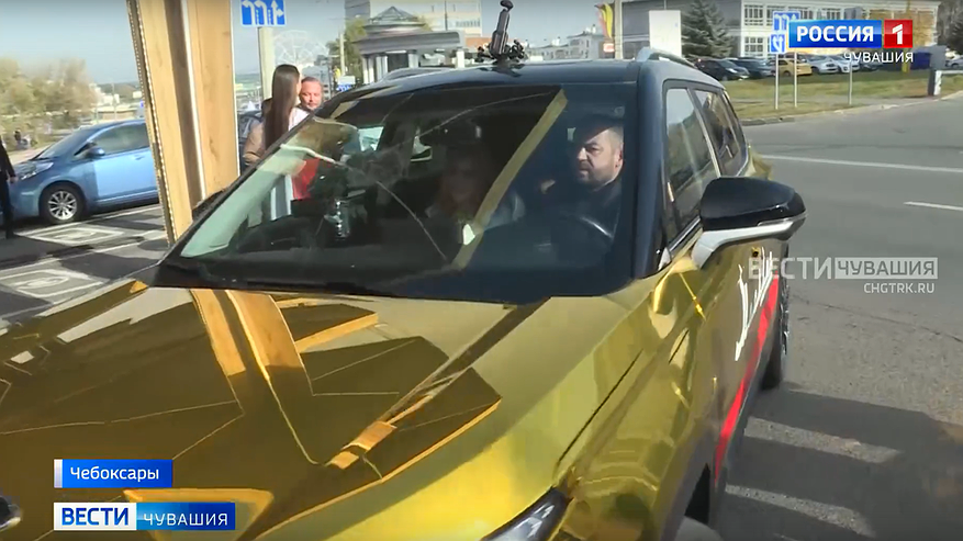 Главная картинка новости: В Чувашии прошел уникальный автопробег на электрокарах
