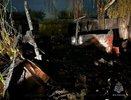 Огонь уничтожил постройку-сарай на улице Урукова в Шумерле