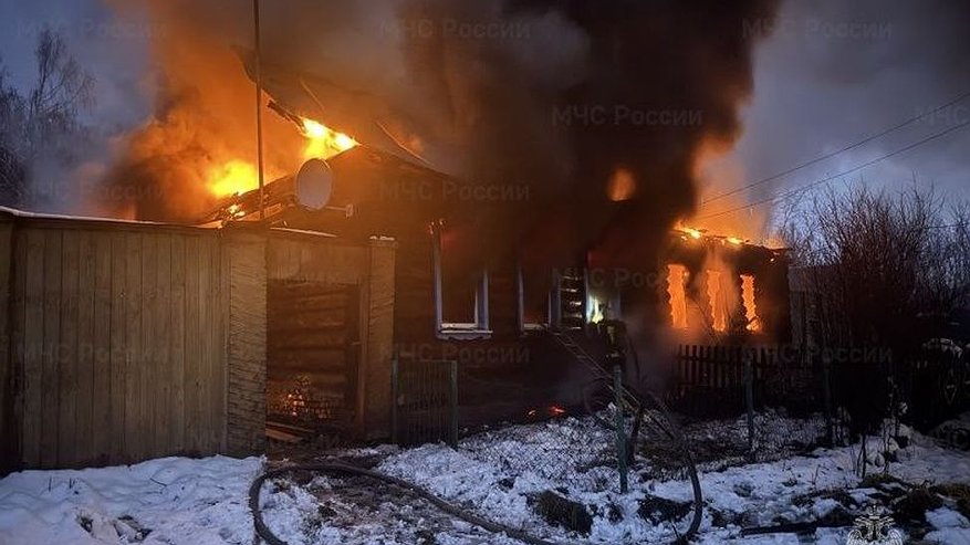 Главная картинка новости: Житель Канашского округа пострадал при пожаре