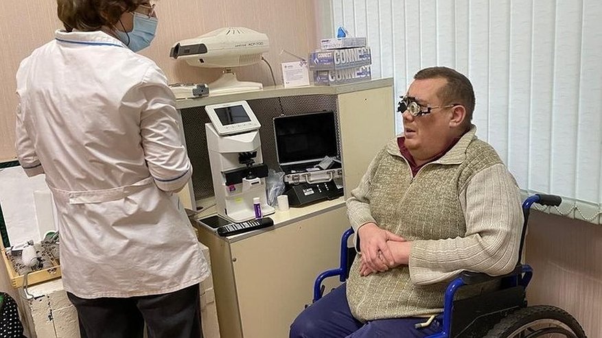 Главная картинка новости: Подопечным Кугесьского дома-интерната провели офтальмологическую диагностику