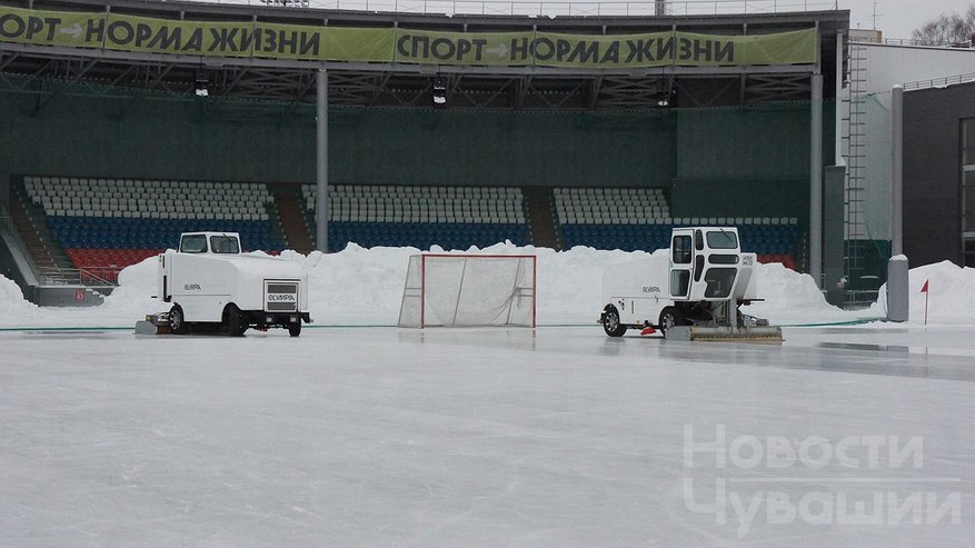 В Чебоксарах из-за потепления приостановили работу катков