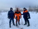 Инспекторы ГИМС МЧС Чувашии и спасатели ГКЧС ежедневно патрулировали реку Волгу с выходом на лед в новогодние праздники