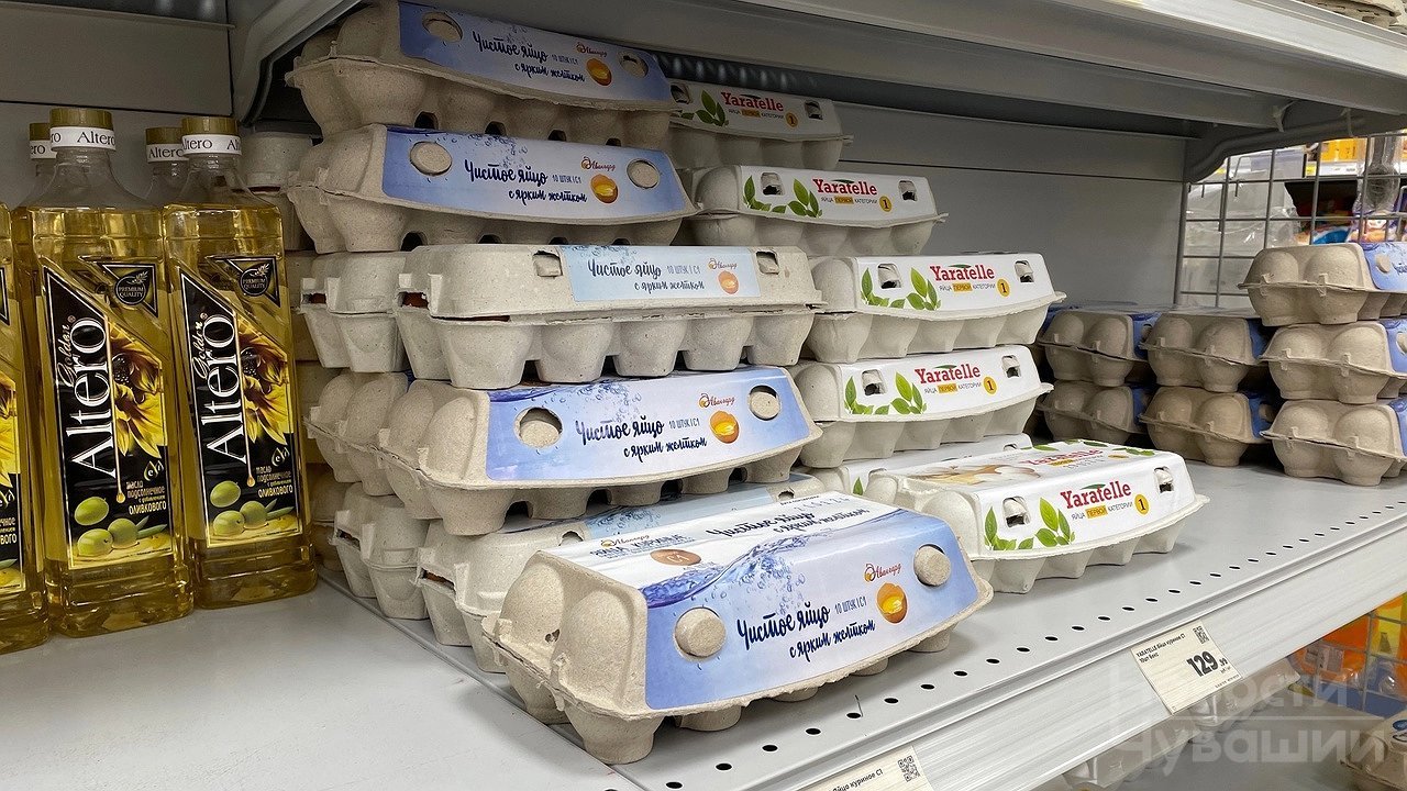 Главная картинка новости: В Чувашии почти на 60% выросло производство яиц