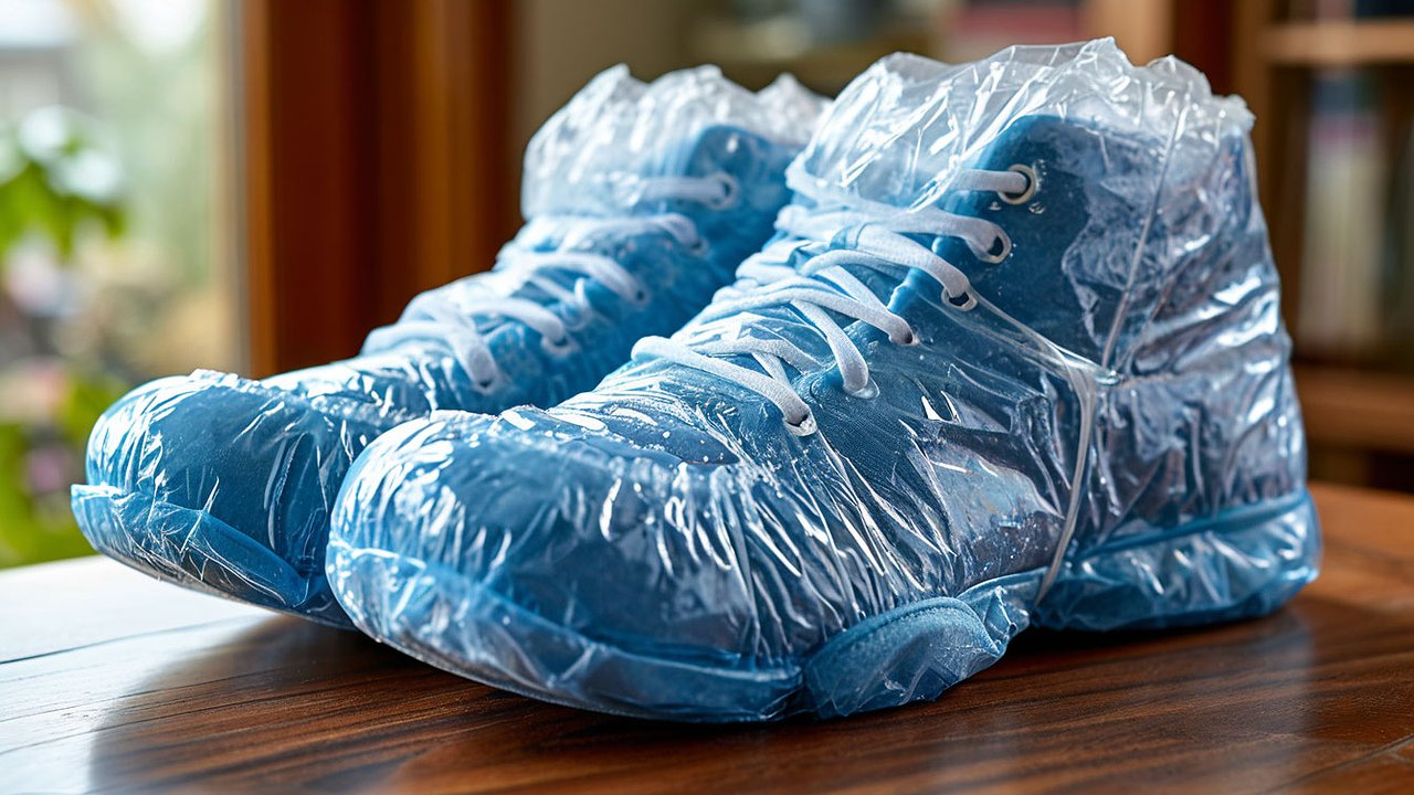 Главная картинка новости: Бахилы в марте беру пачками — и радуюсь этой хитрости: вот, как использую их в марте. Мало кто знает этот способ