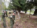 Чувашские следователи провели субботник в преддверии юбилея Победы