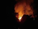 В Чебоксарском районе загорелась баня