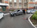 В Чебоксарах автомобиль наехал на ребенка на самокате: девочка в больнице