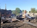 В Чувашии огонь уничтожил частный дом и постройки