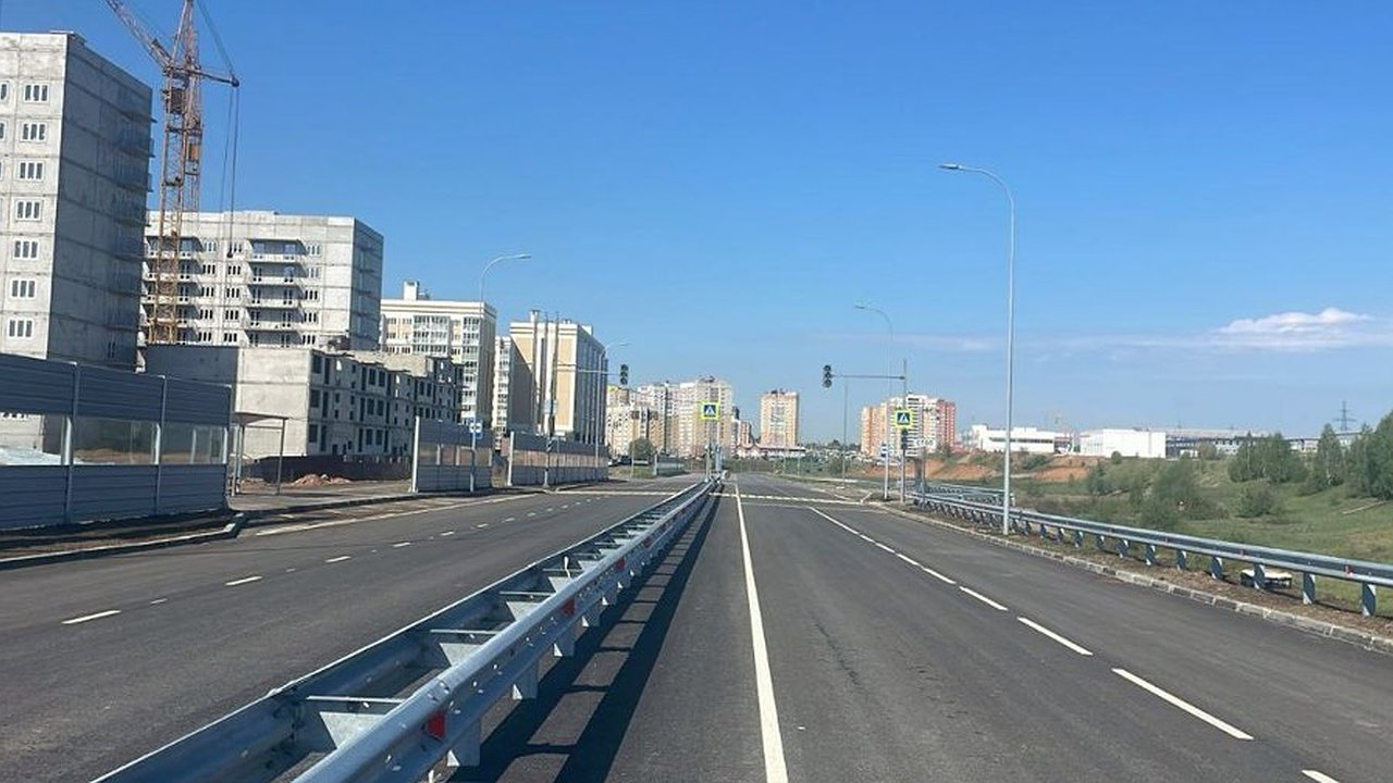 Главная картинка новости: В Чебоксарах ввели в эксплуатацию новую дорогу в районе "Солнечный"