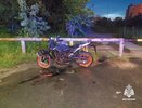 В Чебоксарах на заправке вспыхнул мотоцикл