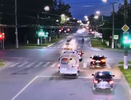 В Чебоксарах автобус не уступил дорогу питбайку: водитель мототранспорта госпитализирован