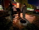 В Чебоксарах прорвало теплотрассу во время запуска отопления