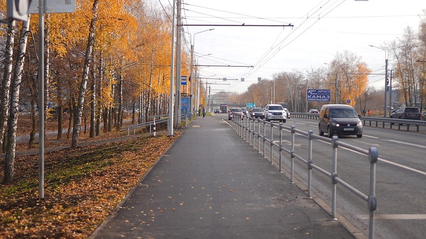 Главная картинка новости: Убрали "кольцо" и расширили полотно: в Чебоксарах сдали обновлённое Марпосадское шоссе